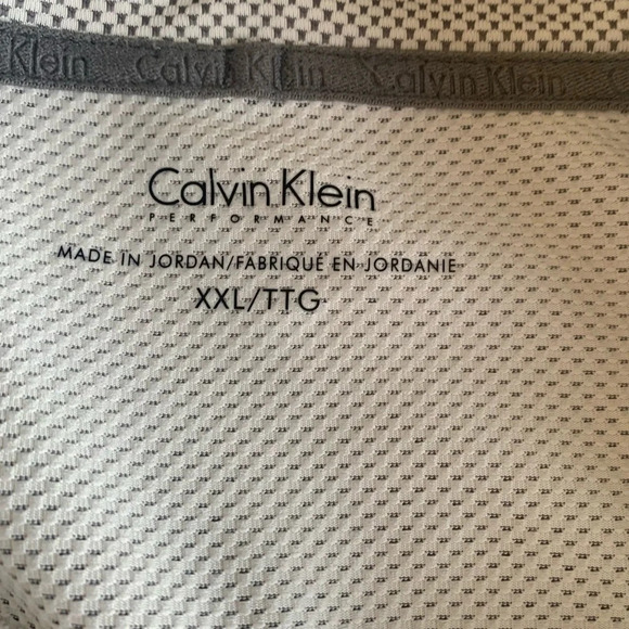 🌟HOST PICK🌟Mens Calvin Klein Performance white &  grey lightweight sweater XXL - Picture 7 of 12